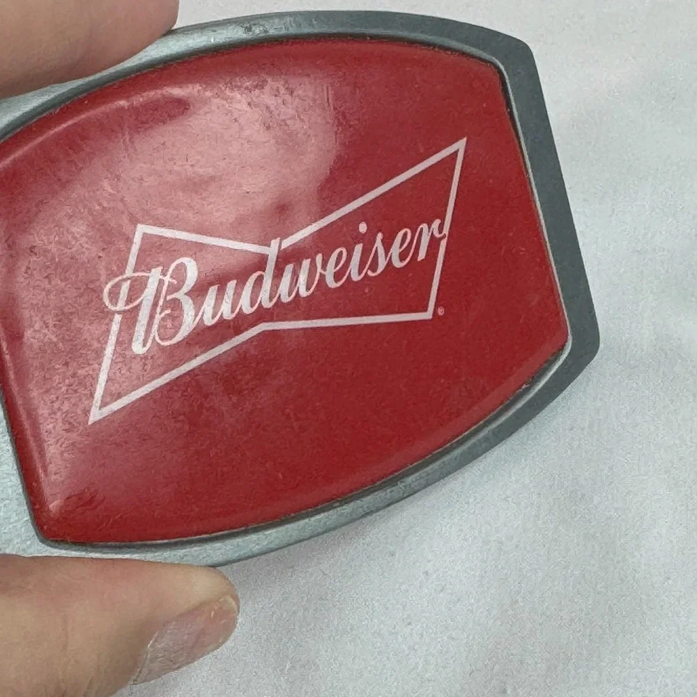 2007 Budweiser Belt Buckle Mens Beer‎